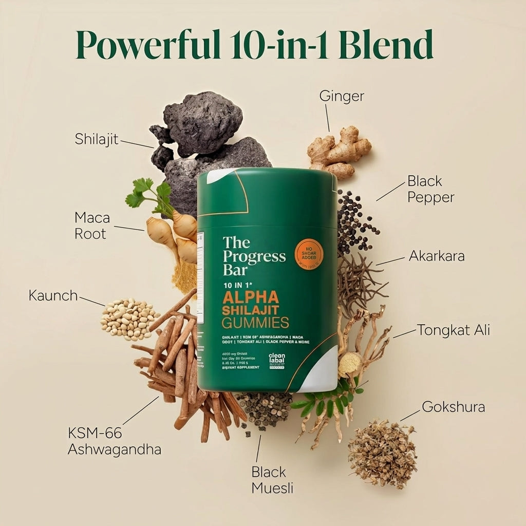 ThePBLabs™ 10-in-1 Alpha Shilajit Gummies