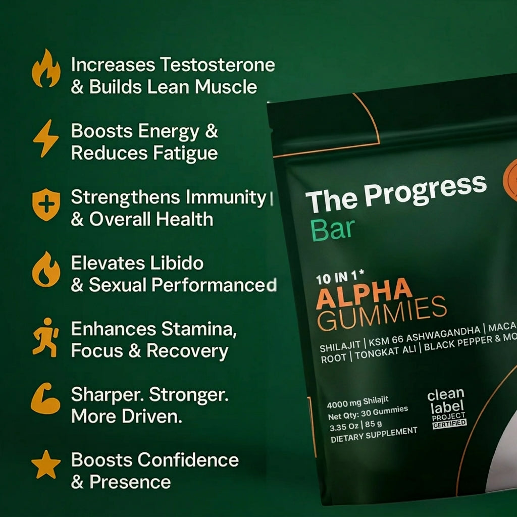 TheProgressBar™ | 10-In-1 Natural T-Support