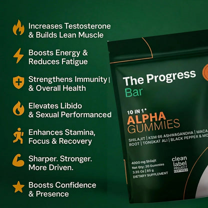 TheProgressBar™ | 10-In-1 Natural T-Support