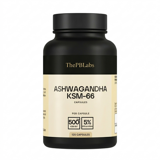 Ashwagandha KSM-66 – Focus, Mood & Energy Support (120 Capsules)